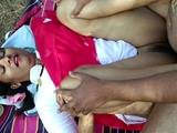 Naughty Indian Pair Steamy Coitus Amidst Wild Greenery
